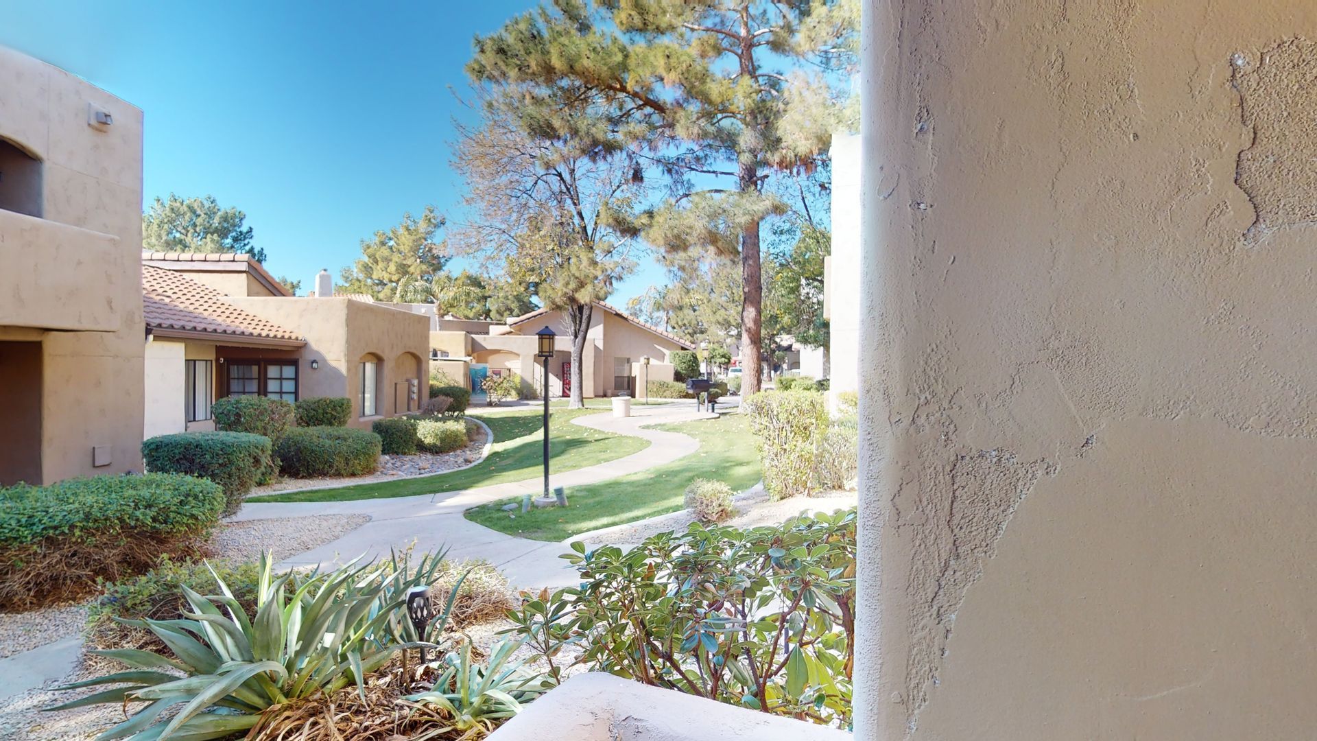 Balcony at Desert Horizon in Scottsdale, AZ.