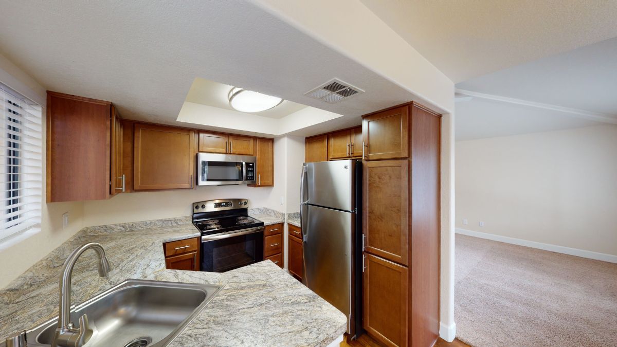 Kitchen at Desert Horizon in Scottsdale, AZ.