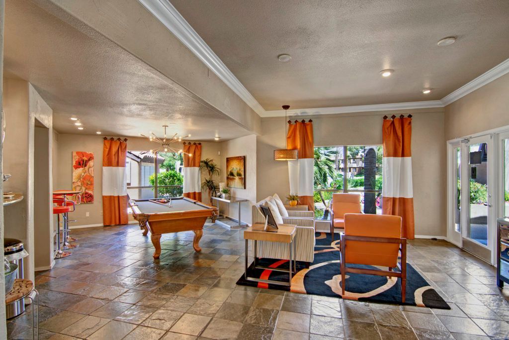 Club room at Desert Horizon in Scottsdale, AZ.