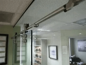 Newly installed glass walls — Beaverton, OR — A-1 Glass & Mirror