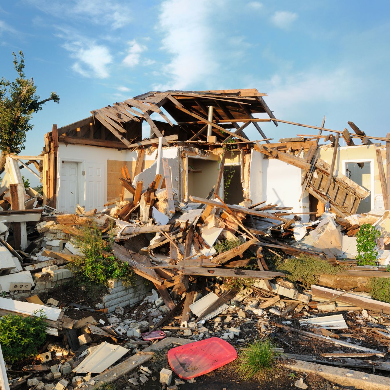Home Destroyed by Tornado — Grimes, IA — Top Gun Contractors of Grimes