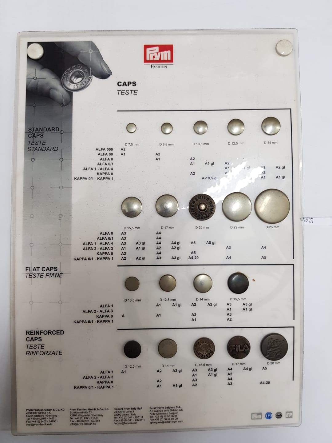 לחצניות מברזל