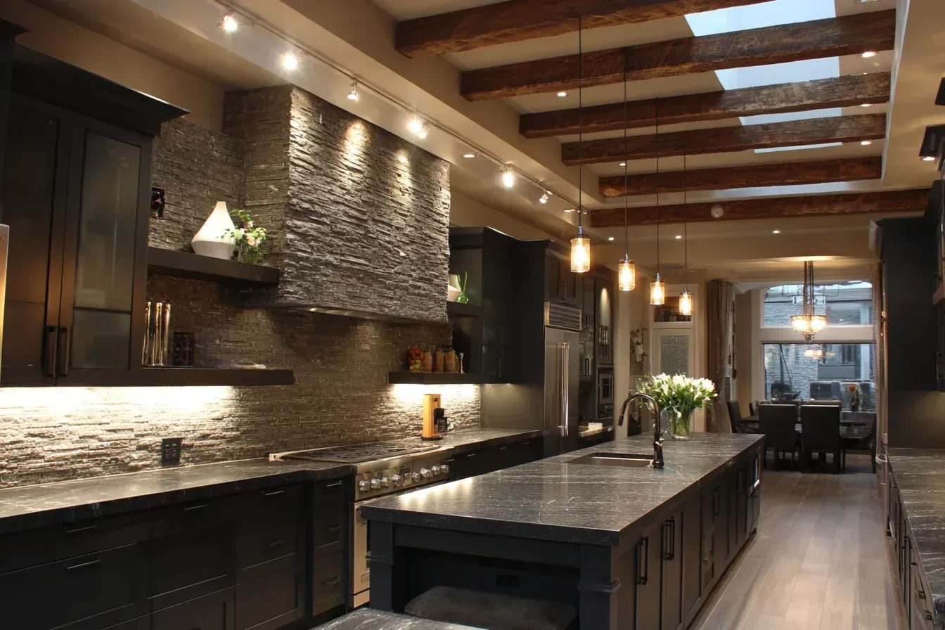 Kitchen renovation Richmond BC | Kitchen remodel Richmond Canada | Sustainable quartz backsplash, energy-efficient fixtures, and non-toxic finishes. Richmond builders focus on long-term durability and ecological care. Each renovation celebrates sustainable luxury.
