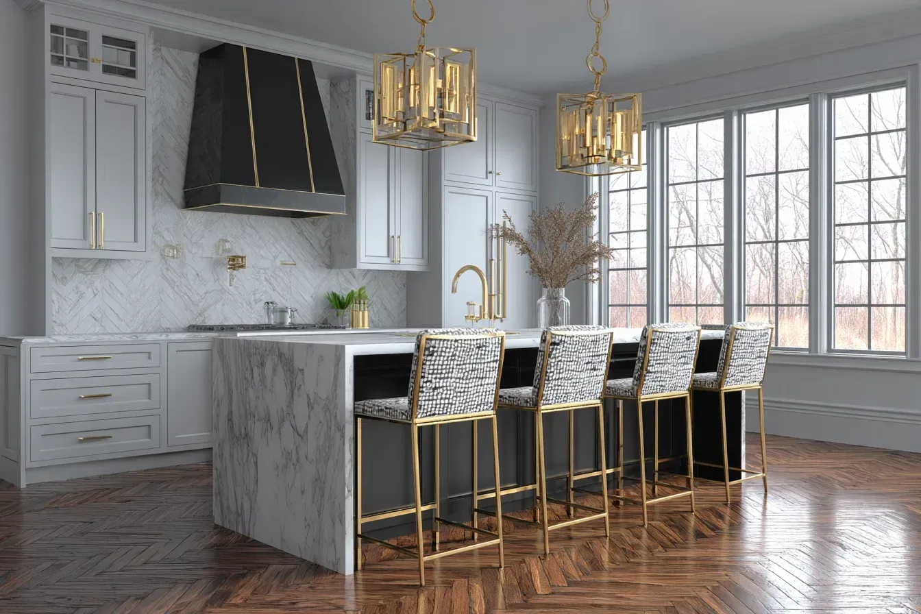 Kitchen renovation Richmond BC | Kitchen remodeling Richmond Canada | Bright open kitchen featuring natural oak panels, quartzite countertops, and skylight illumination. Local Richmond teams craft light-driven architecture. Every kitchen radiates timeless comfort.