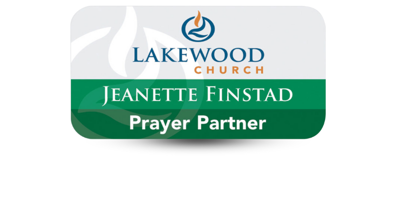 Church name badge with logo