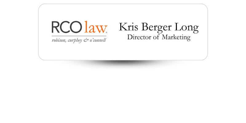 law firm magnetic name badge
