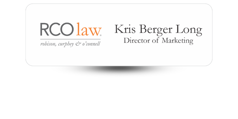 simple, branded name badge