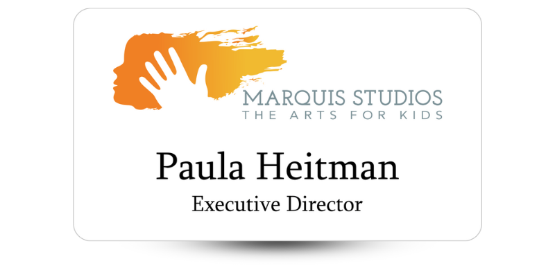 art studio name badge