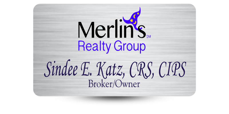 real estate name tag