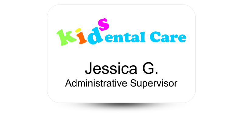 custom creative name badge