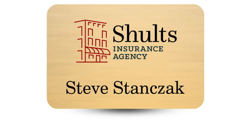 insurance agent name badge