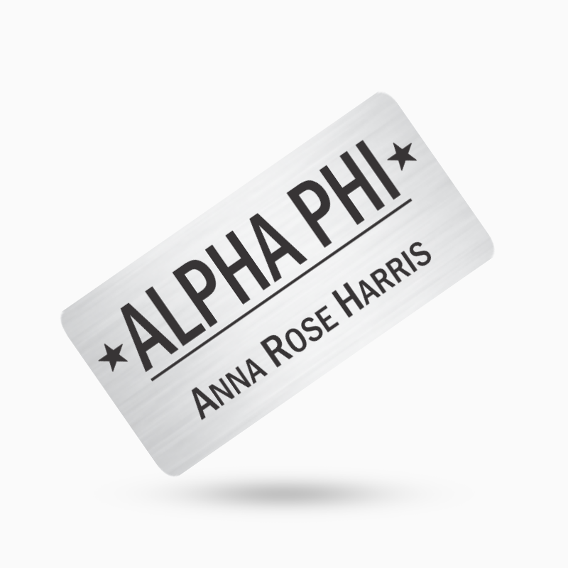 Alpha Phi Name Tags