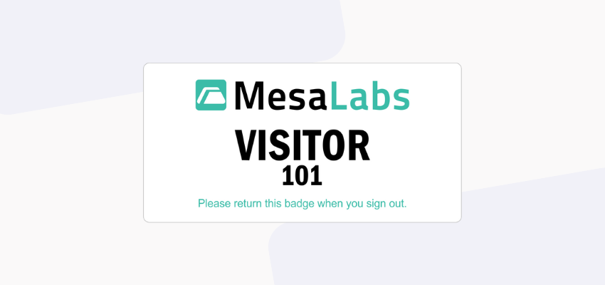visitor name badge tips