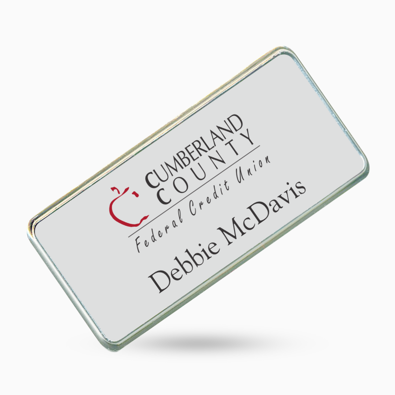Metal Framed Executive Name Tags