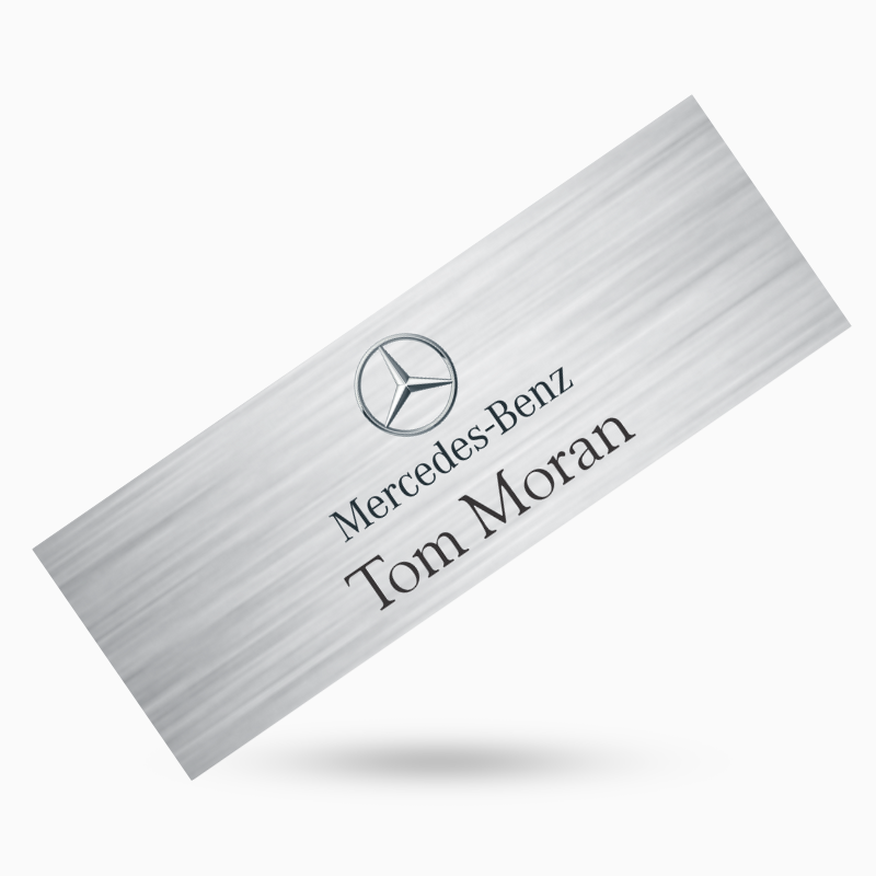 metal magnetic name tag design by Name Tag Pros