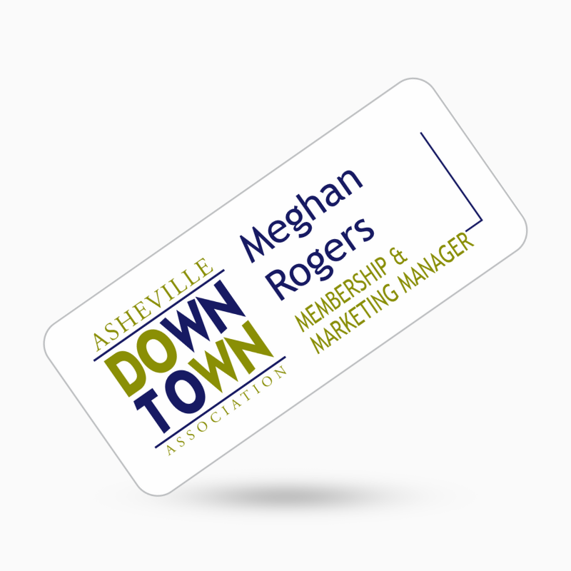 Plastic magnetic name tag by Name Tag Pros