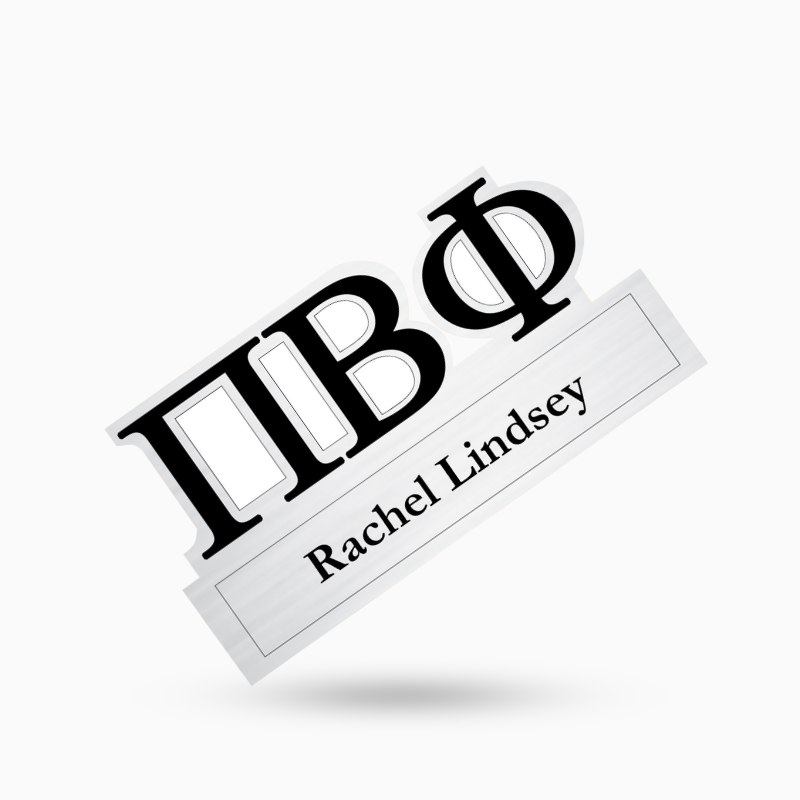Pi Beta Phi name tag
