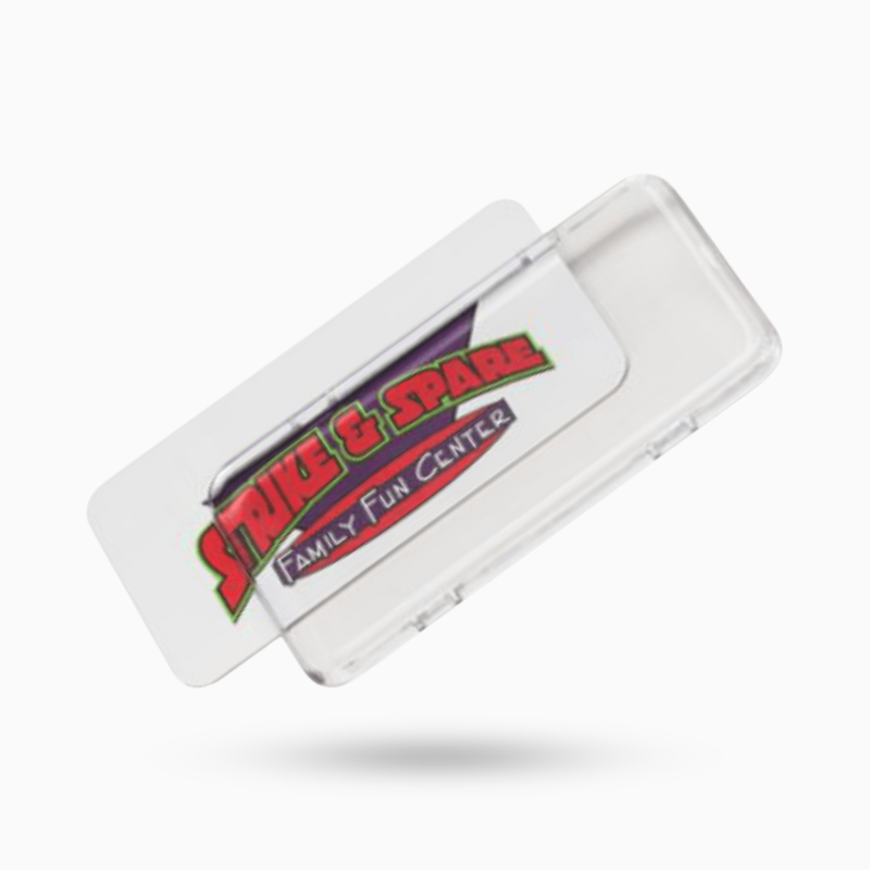 reusable name tags with clear protective cover