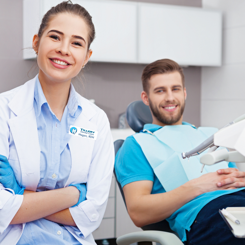 order dental name tags for your dental office