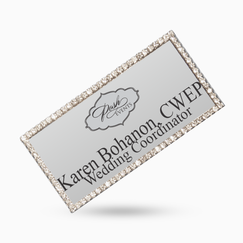 Bling Upscale Name Tag by Name Tag Pros