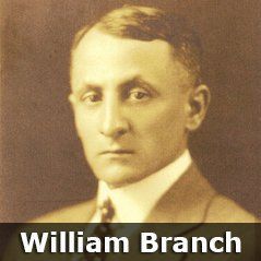 A man in a suit and tie is named william branch
