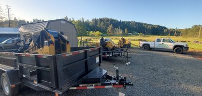 Tree Stump Removers On Trucks — Springfield, OR — A-1 Ron's Stump & Tree Removal