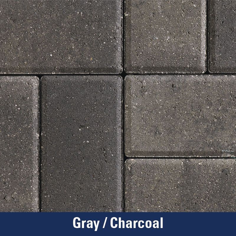 A close up of a gray / charcoal tile