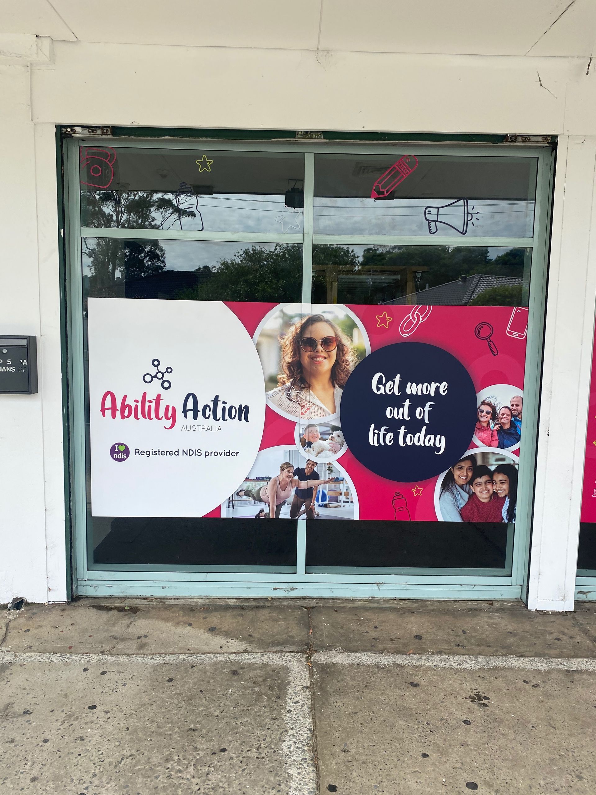 A Store Front with A Sign that Says 