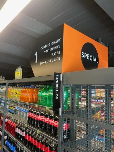 Grocery Store Aisle Banner — Illawarra Sign Group in Bulli, NSW