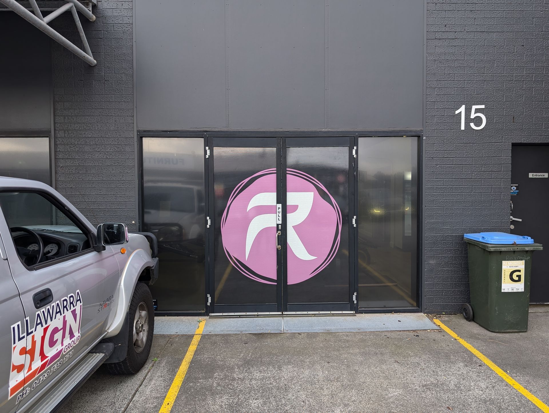 Line Art of Vegetables on Window Film — Illawarra Sign Group in Bulli, NSW