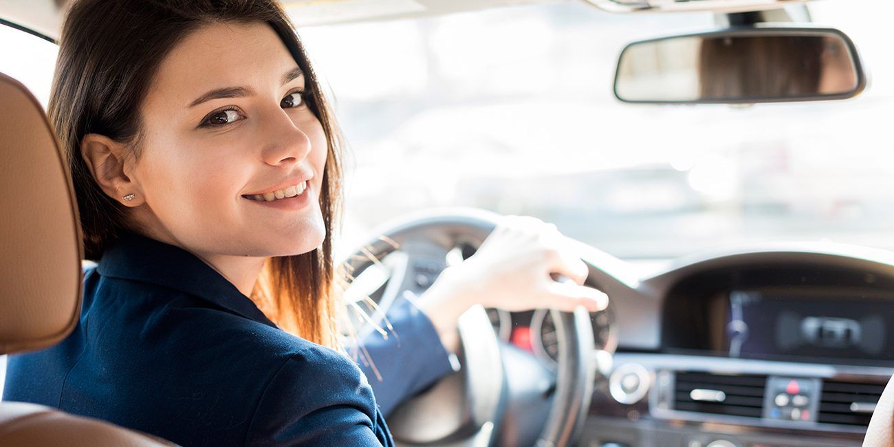 Beautiful Girl Driving — Walnut, CA — Certified Safe Driver