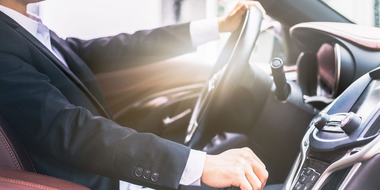 Young Businessman Driving His Car — Walnut, CA — Certified Safe Driver