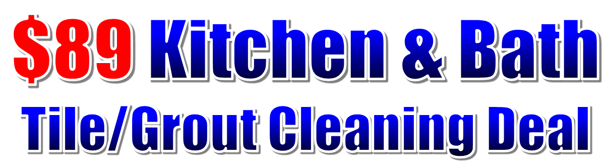 Tile & Grout Cleaning & Sealing from $89