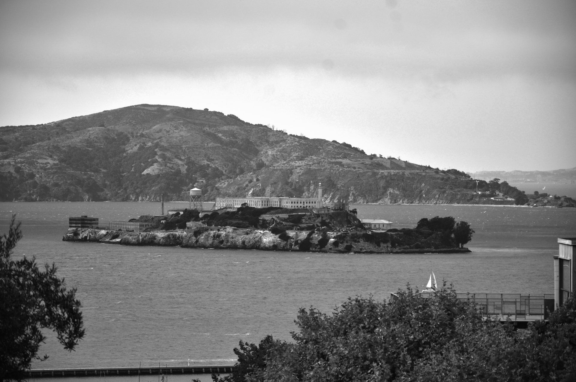 Ile d'Alcatraz dans la baie de San Francisco