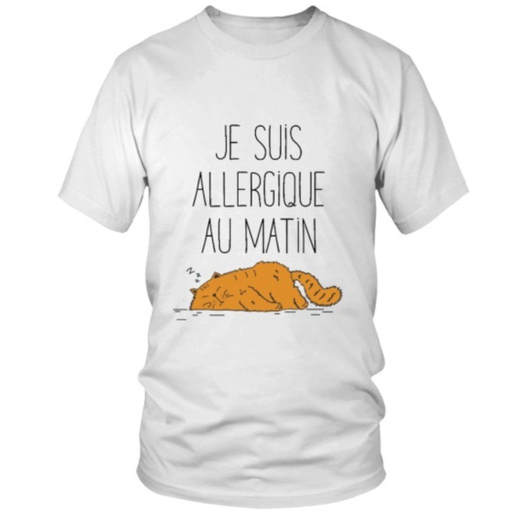 je suis allergique au matin