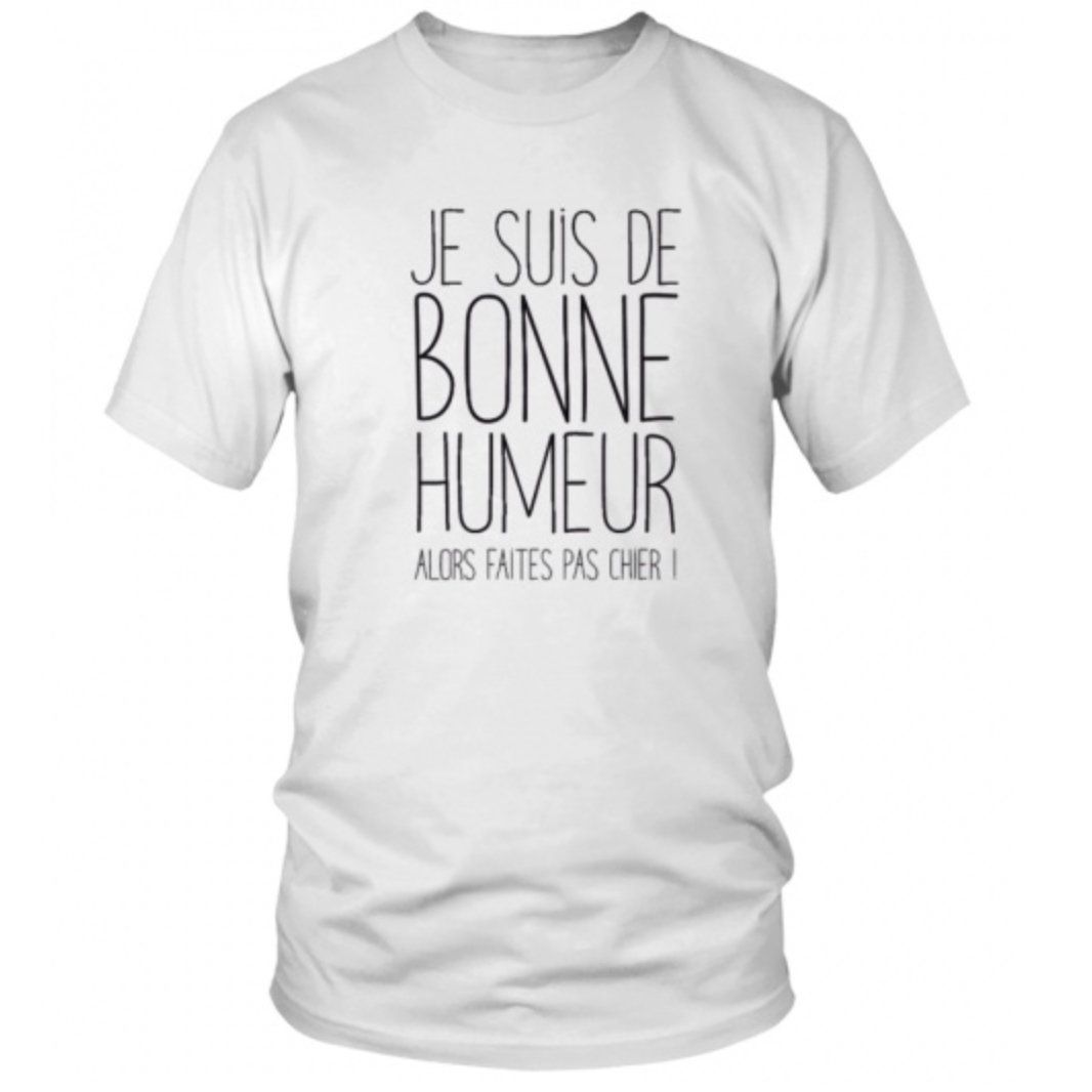 je suis de bonne humeur