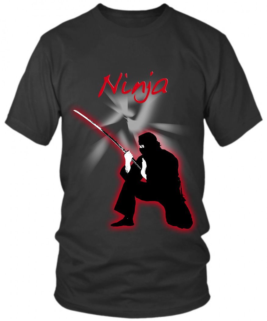 Ninja assis et symbole Nin