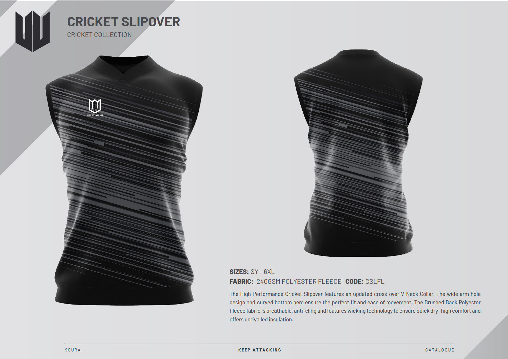 A black and white sleeveless shirt with a pattern on it