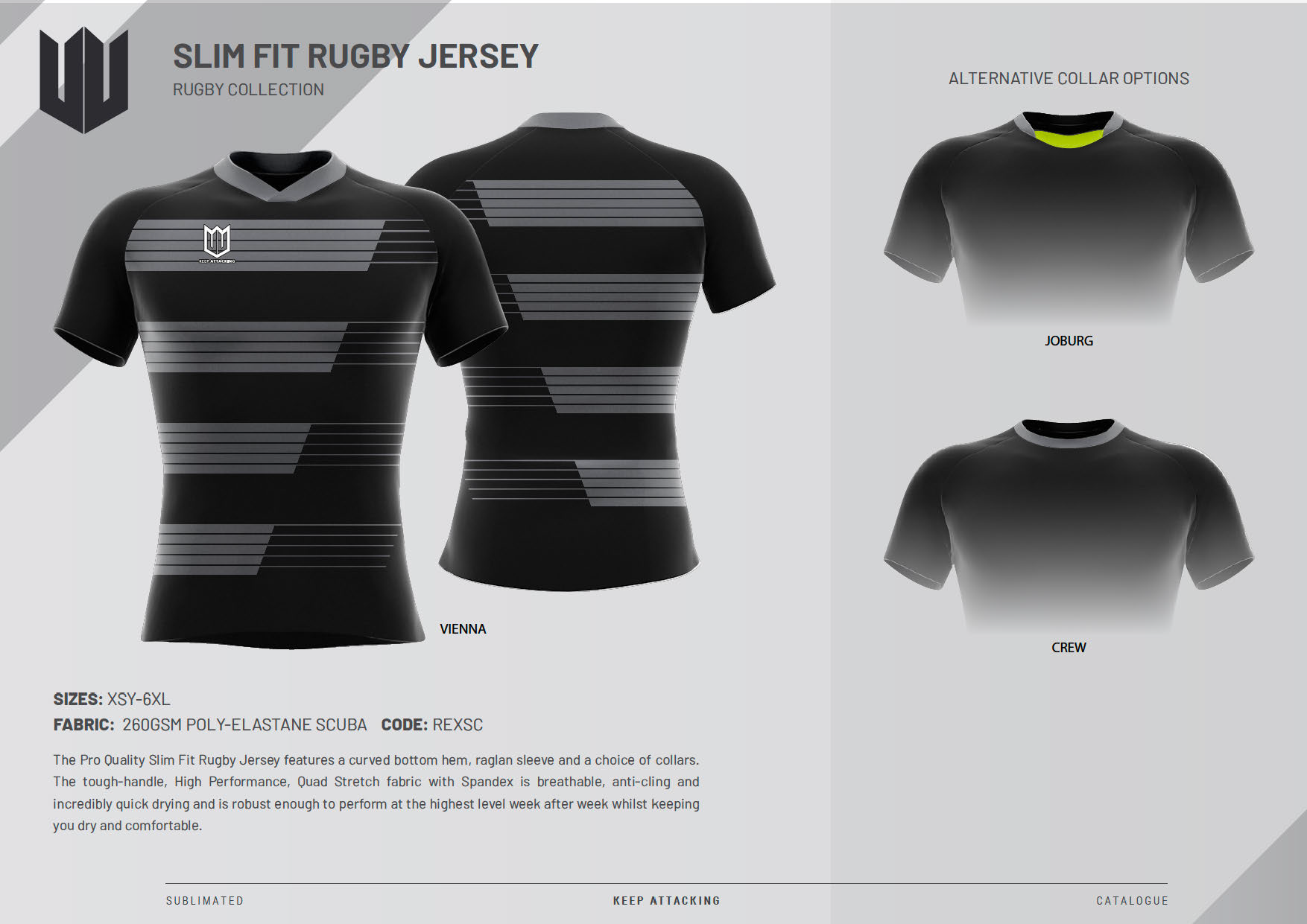 A black and gray striped t-shirt with a v-neck and short sleeves.