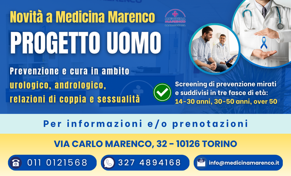 PROGETTO UOMO, un percorso di prevenzione e cura in ambito urologico, andrologico, relazionale.