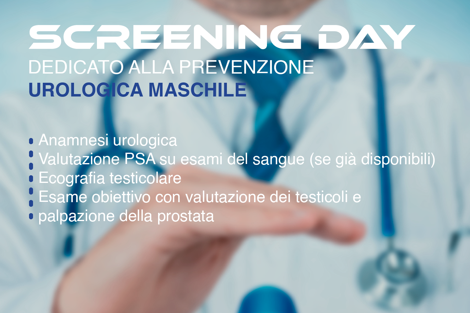 Visita urologica - Screening Day Urologico