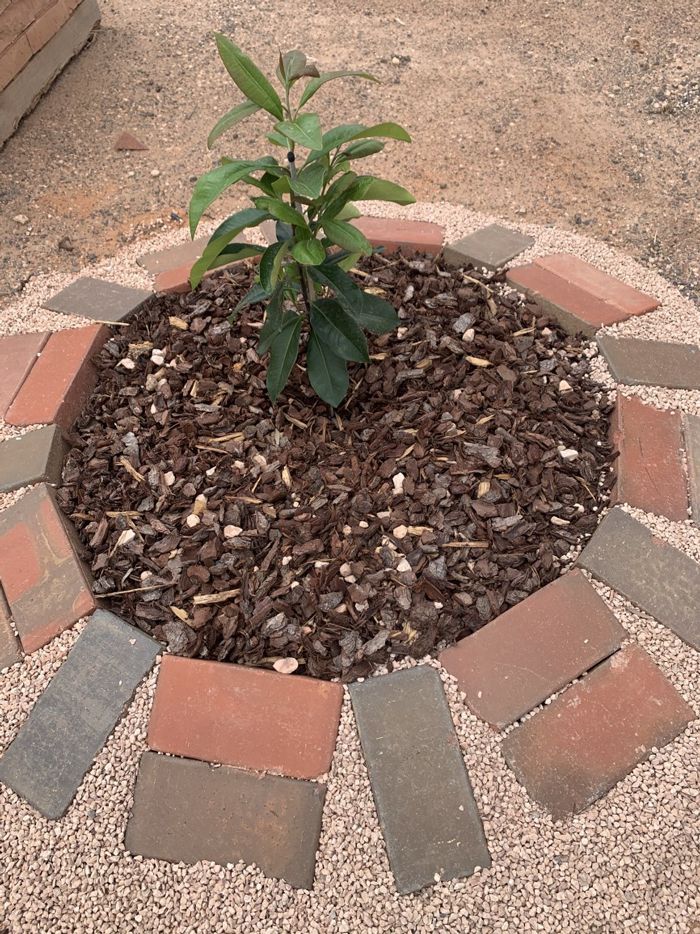 Pavement Stone Circle — Koorlong, VIC — Waste Materials