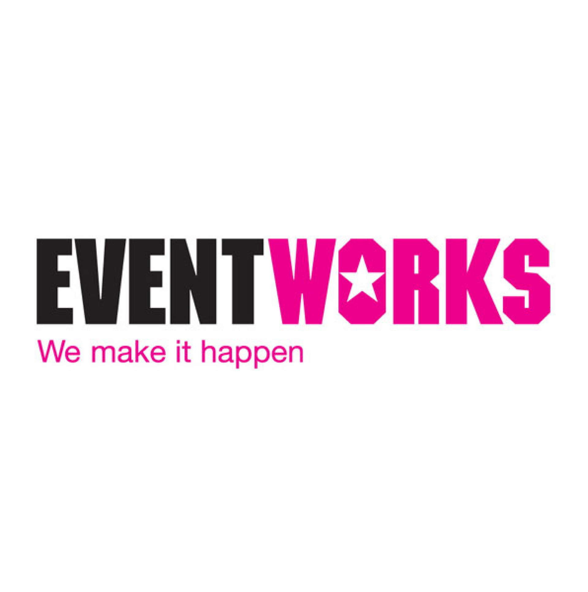 Eventworks logo: Black text 