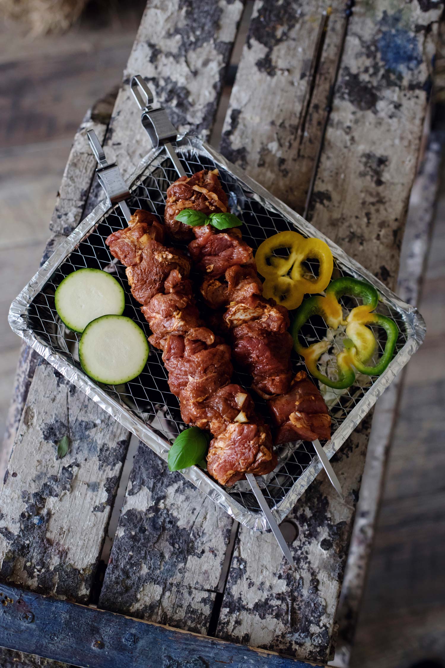 Armenian pork shashlik