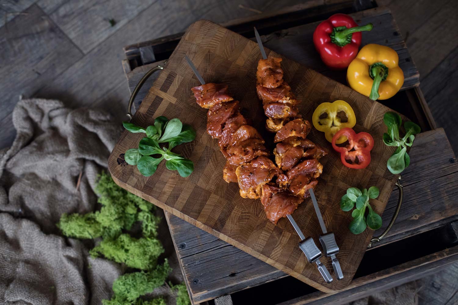 Pork shashlik with marinol