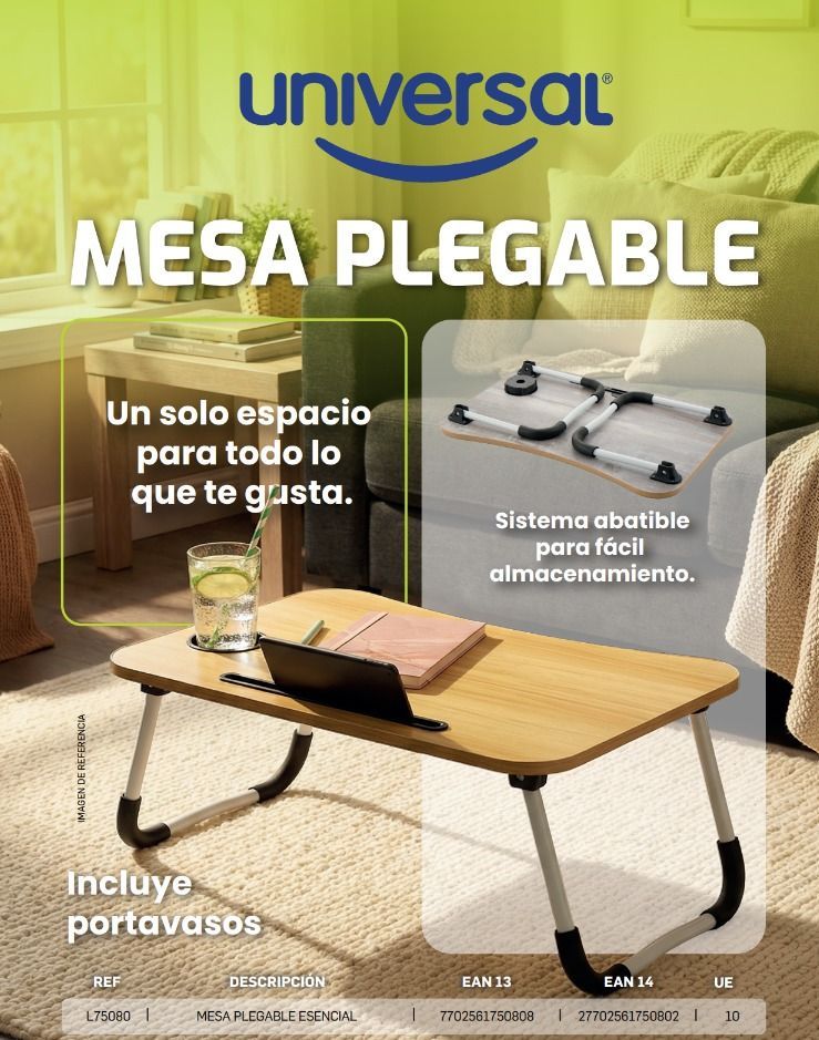 mesa plegable