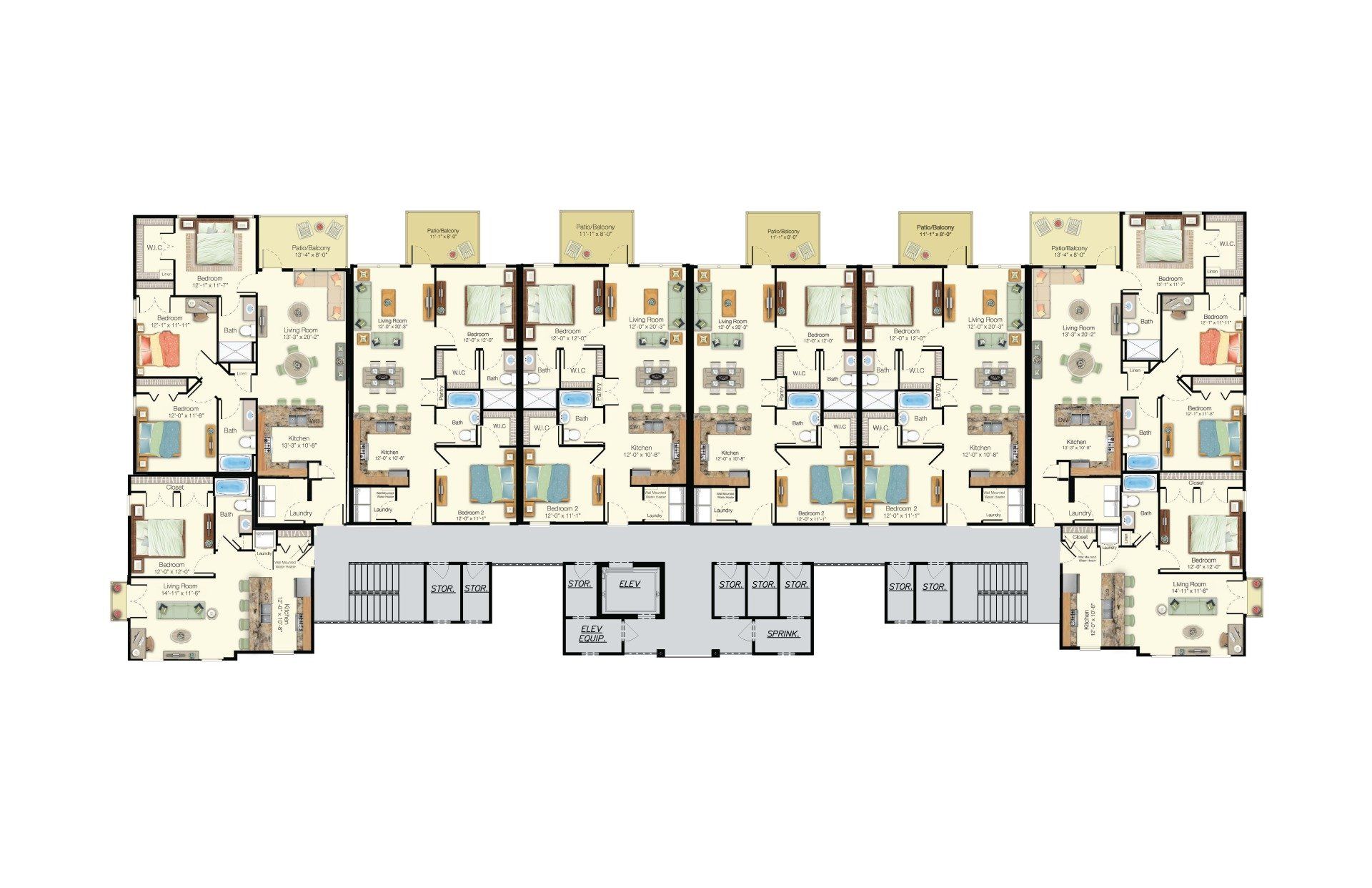 Floor Plans - Weston Willows Apartments, Georgetown, DE