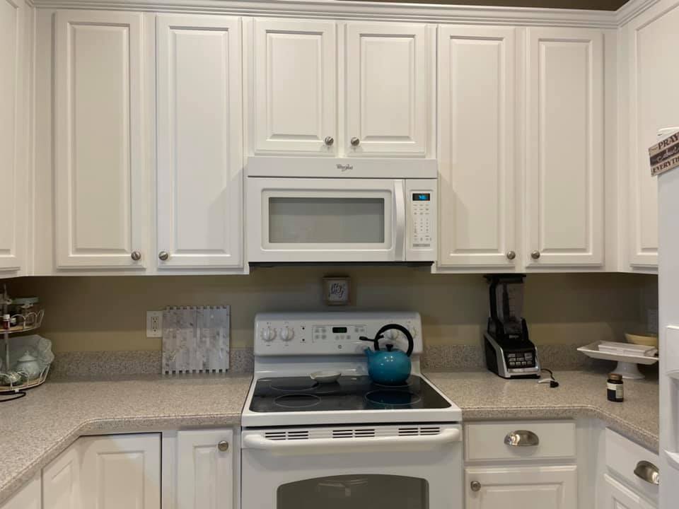 Cabinet painting | Tampa, FL | Rays Up Painting