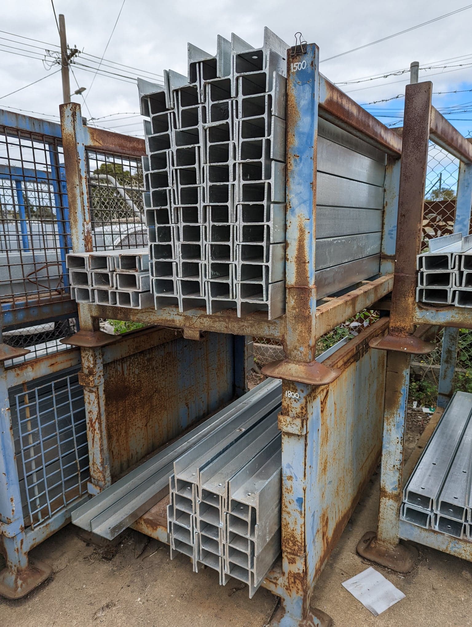 Structural Metal on Rack — Moolap, VIC — Betta Steel