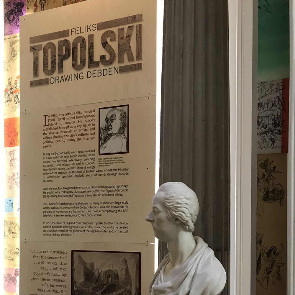 Bank of England Museum Topolski exhibition